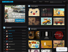 Tablet Screenshot of gameshed.com